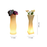 Nordic Illuminated Planter with Integrated LED Ambient Glow