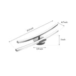 Aura Dual LED Semi Flush Mount Ceiling Light with Rotating Strips