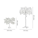 Aurelia Feather Floor Lamp – Nordic Designer Standing Light