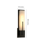 Rectangular Copper Wall Sconce with Cloud Stone Shade
