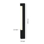 European Square Bollard Light – Waterproof LED Landscape Path Lamp