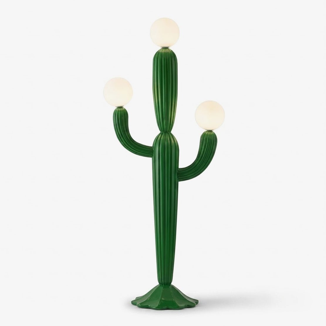 Sculptural Cactus Floor Lamp with Warm Ambient Glow
