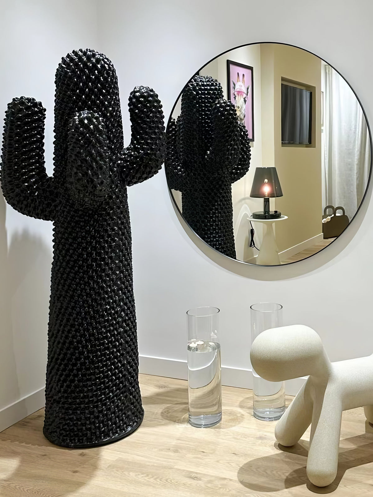 Mello Sculptural Cactus Coat Rack – Modern Entryway Sculpture
