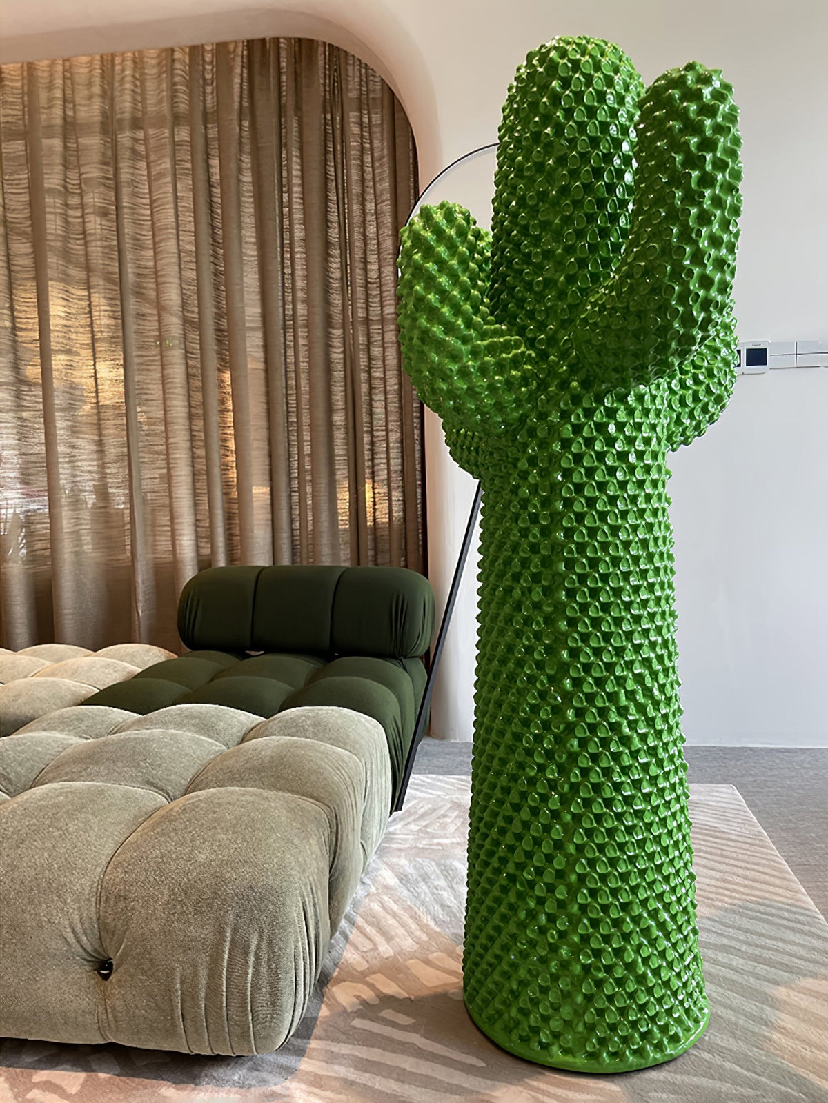 Mello Sculptural Cactus Coat Rack – Modern Entryway Sculpture