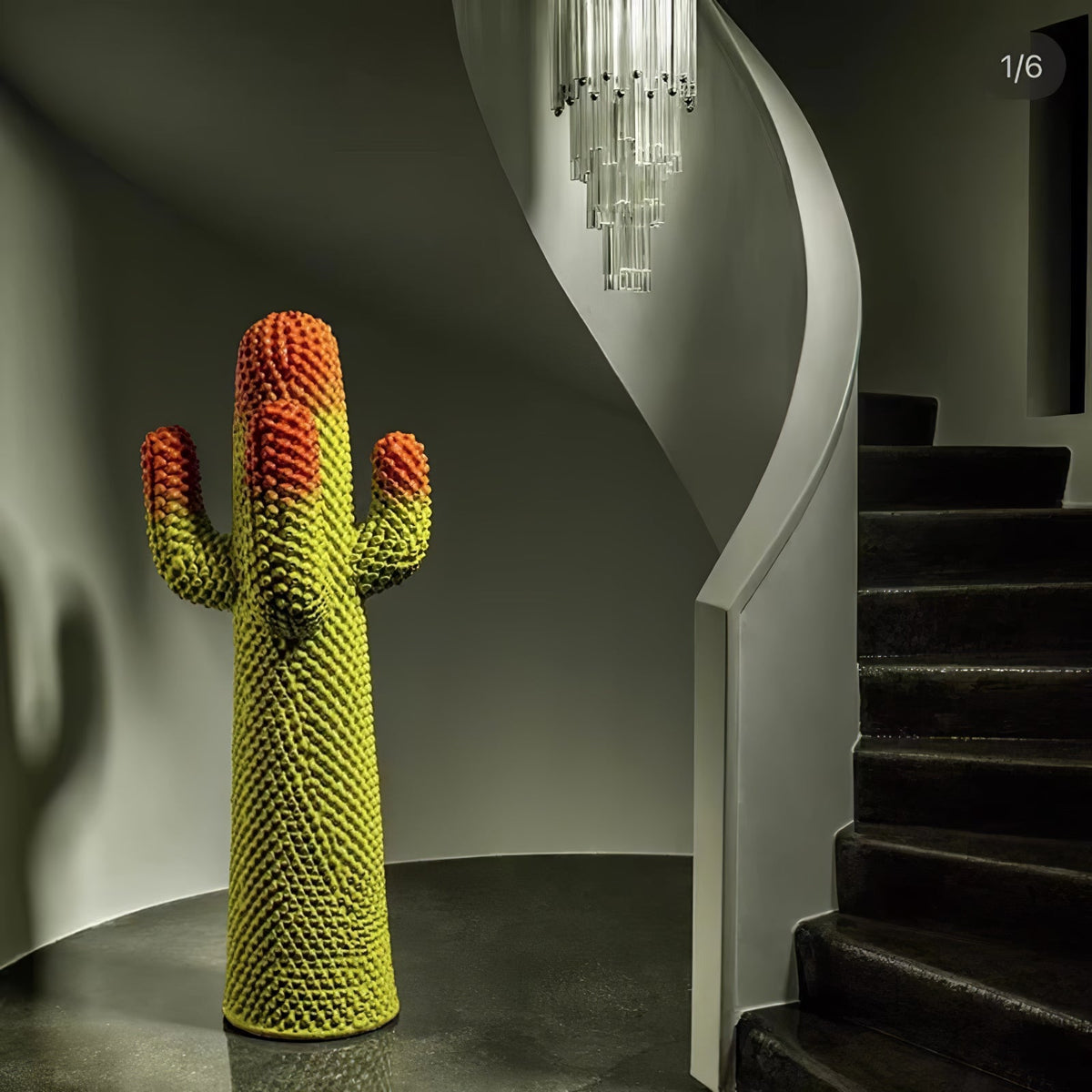 Mello Sculptural Cactus Coat Rack – Modern Entryway Sculpture