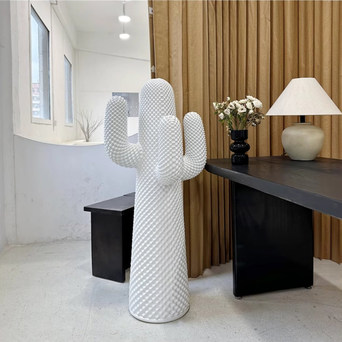 Mello Sculptural Cactus Coat Rack – Modern Entryway Sculpture