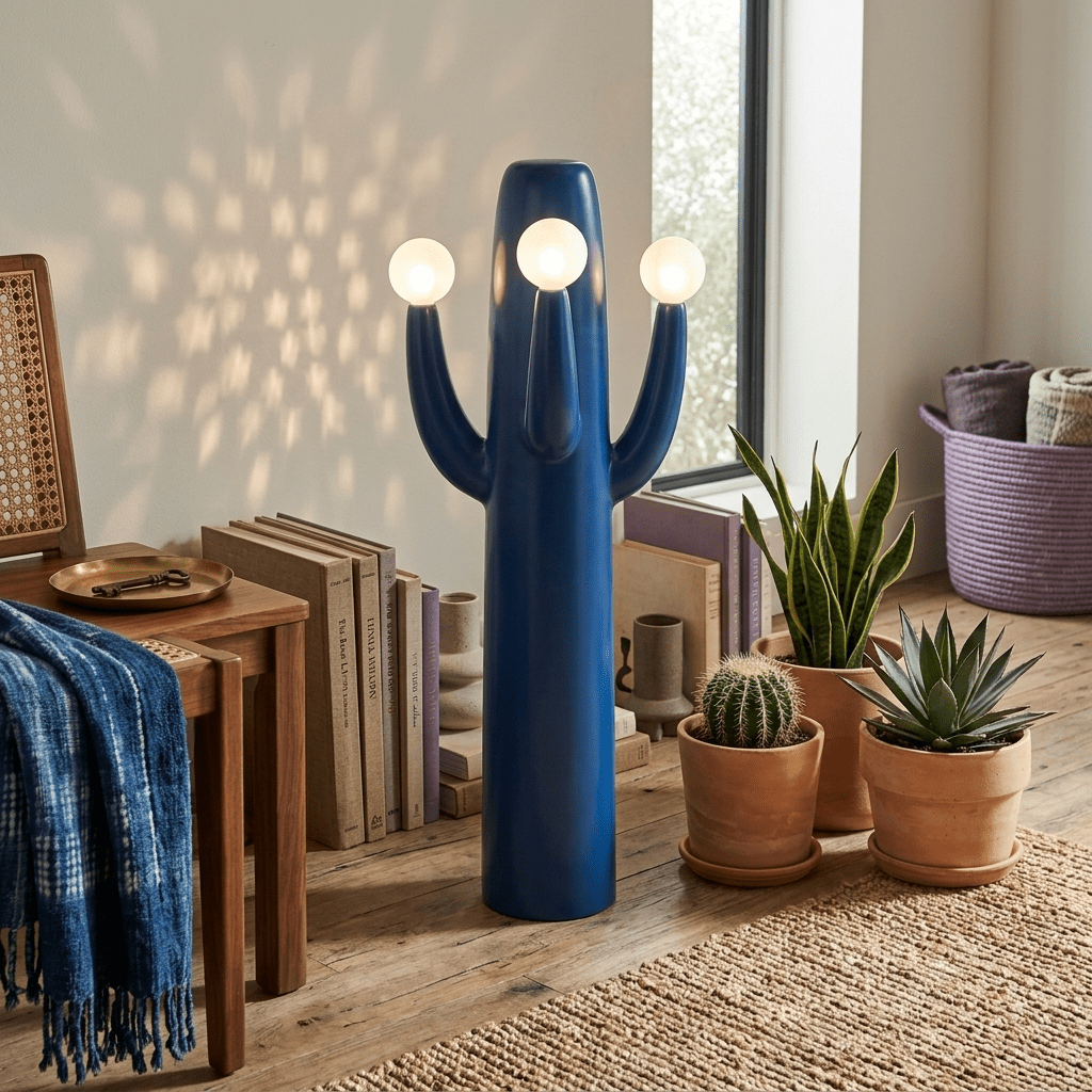 Cactus Luma Totem Floor Lamp – Sculptural Modern Lighting