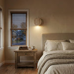 Caelan Travertine Wall Sconce – Natural Stone Ambient Lighting