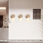 Caelan Travertine Wall Sconce – Natural Stone Ambient Lighting