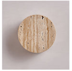 Caelan Travertine Wall Sconce – Natural Stone Ambient Lighting