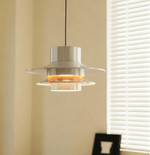 Caelith Chrome Sculptural Tiered Pendant Light for Modern Interiors