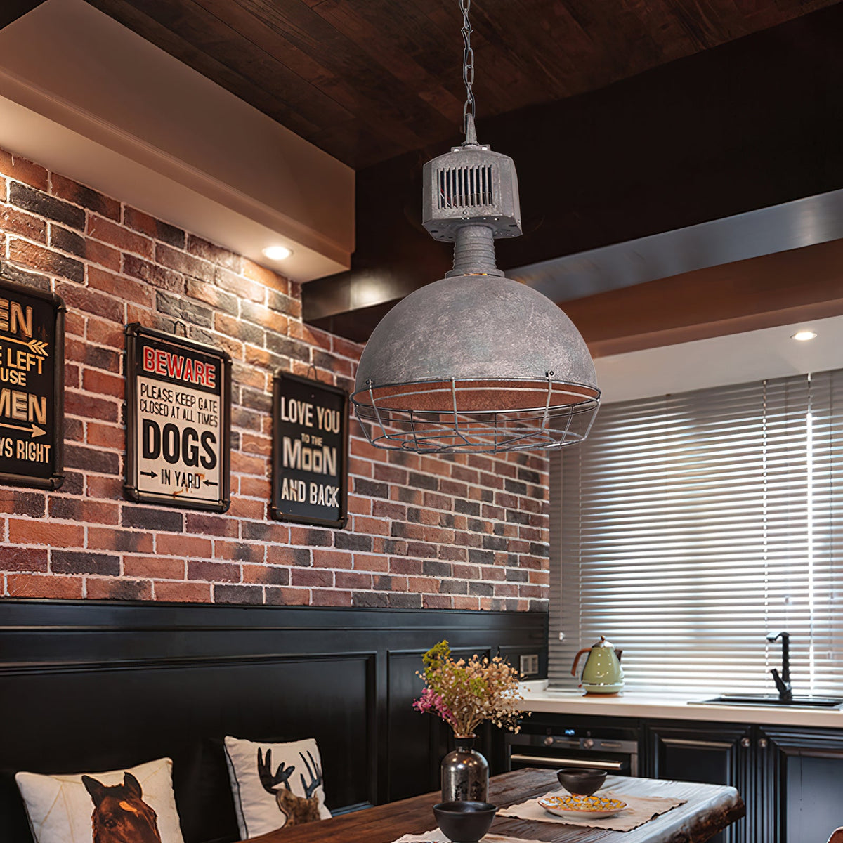 caged-industrial-metal-pendant-light