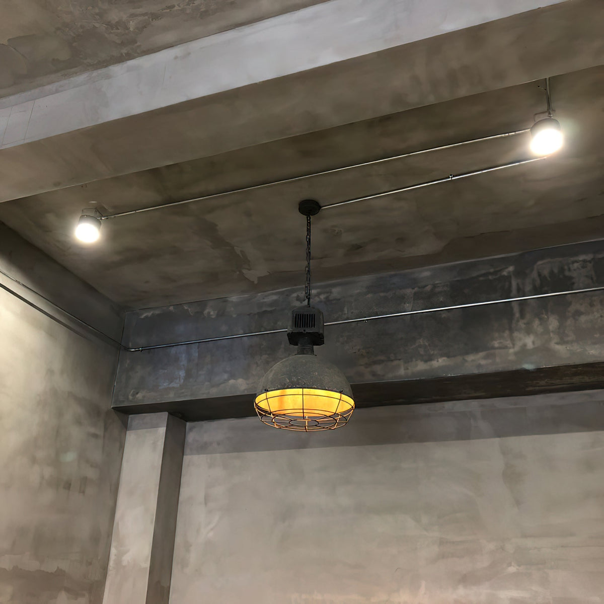 caged-industrial-metal-pendant-light