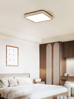 Calden Travertine Ceiling Light – Modern Flush Mount in Natural Stone