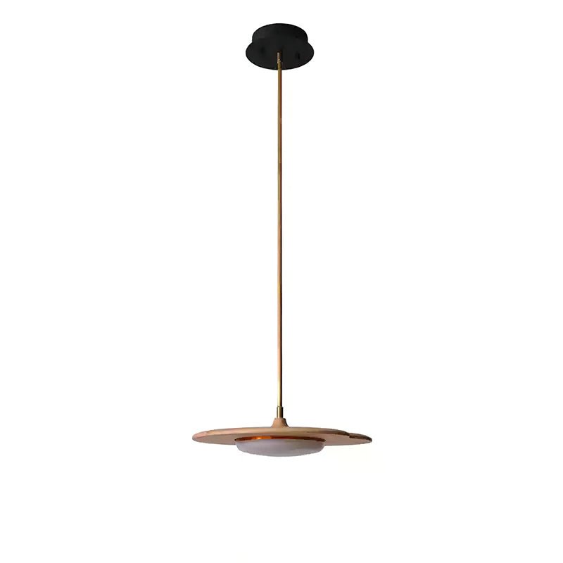 Calder Blossom Modern LED Chandelier with Wood Accents
