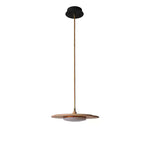 Calder Blossom Modern LED Chandelier with Wood Accents