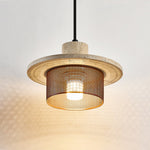 Caldera Travertine Mesh Pendant Light – Natural Stone Designer Hanging Lamp