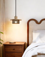 Caldera Travertine Mesh Pendant Light – Natural Stone Designer Hanging Lamp