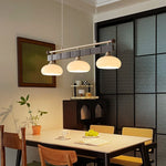 Caldwell Linear Pendant Light – Modern Glass Rail for Kitchen Island and Dining