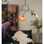 Calibra Mobile Chandelier – Modern Kinetic Glass Pendant Light for Dining Room