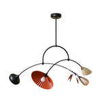 Calibra Mobile Chandelier – Modern Kinetic Glass Pendant Light for Dining Room