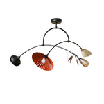 Calibra Mobile Chandelier – Modern Kinetic Glass Pendant Light for Dining Room