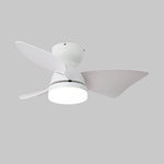 Calix 28 Inch LED Ceiling Fan Light with Remote, Modern Low Profile Flush Mount