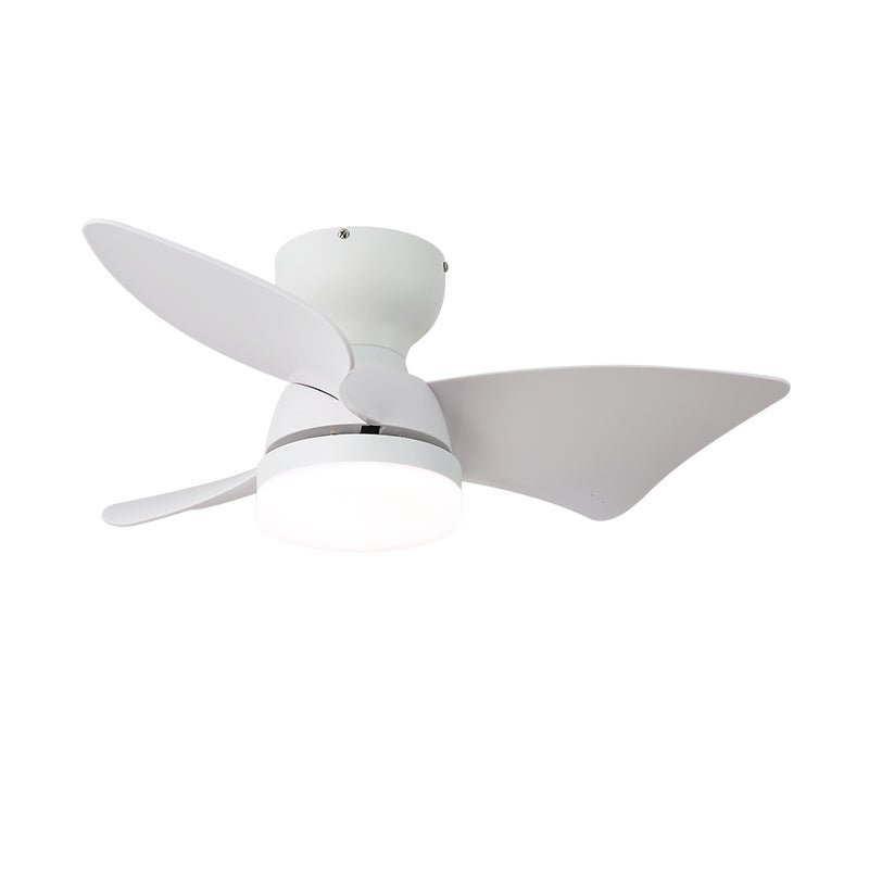 Calix 28 Inch LED Ceiling Fan Light with Remote, Modern Low Profile Flush Mount