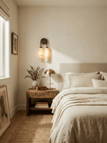 Calla Ribbed Alabaster Wall Sconce with Antique Brass Accents
