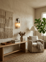 Calla Ribbed Alabaster Wall Sconce with Antique Brass Accents