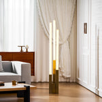Callisto Alabaster Floor Lamp – Sculptural LED Brass Floor Light