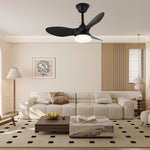 Callum Modern Ceiling Fan Light with Integrated LED and Remote