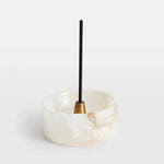 Calm Ring Marble Incense Holder with Brass Core
