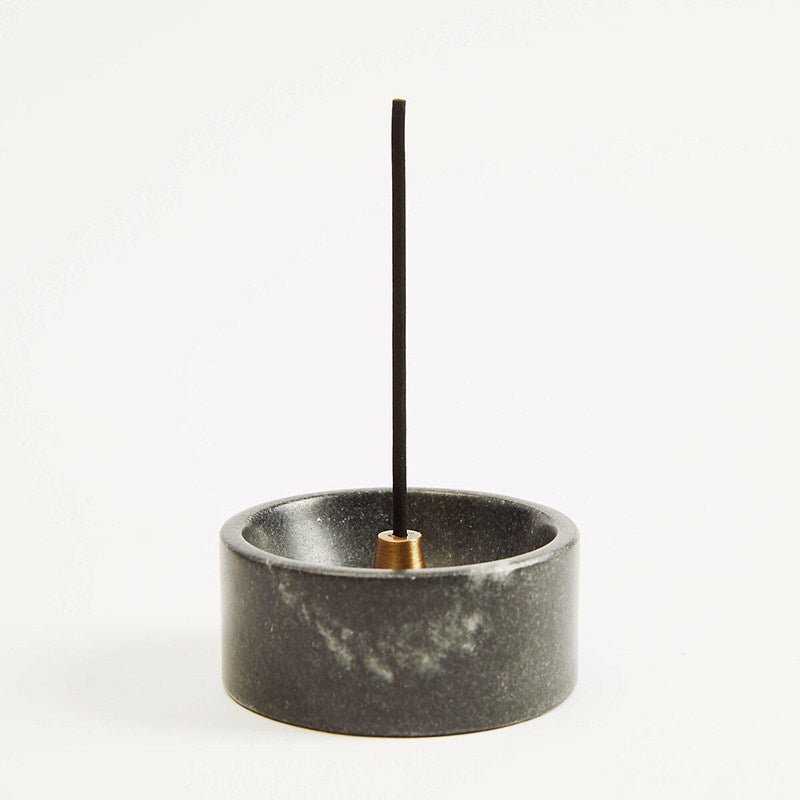 Calm Ring Marble Incense Holder with Brass Core