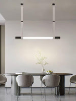 Calm Pendant Light – Modern Glass & Leather Hanging Lamp for Dining and Living Spaces