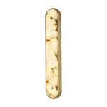 Calyxon Alabaster Wall Sconce in Brass Frame