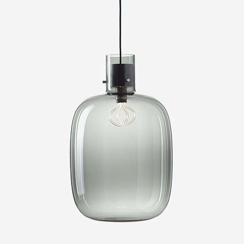 Cambre Glass Pendant Light – Modern Designer Hanging Lamp for Kitchen Island