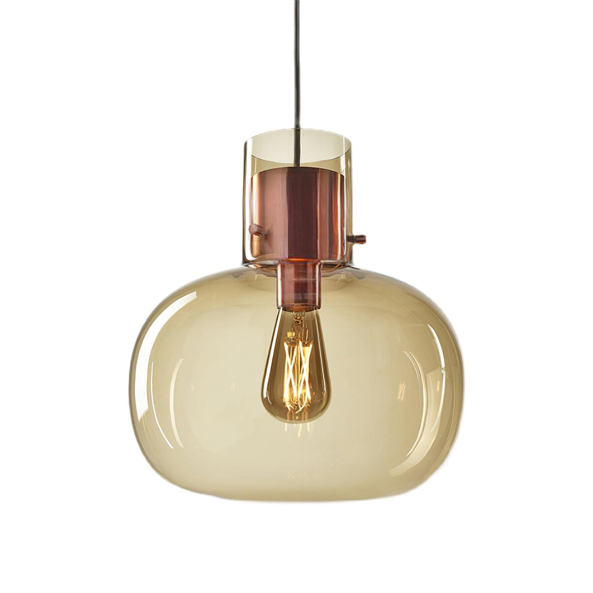 Cambre Glass Pendant Light – Modern Designer Hanging Lamp for Kitchen Island