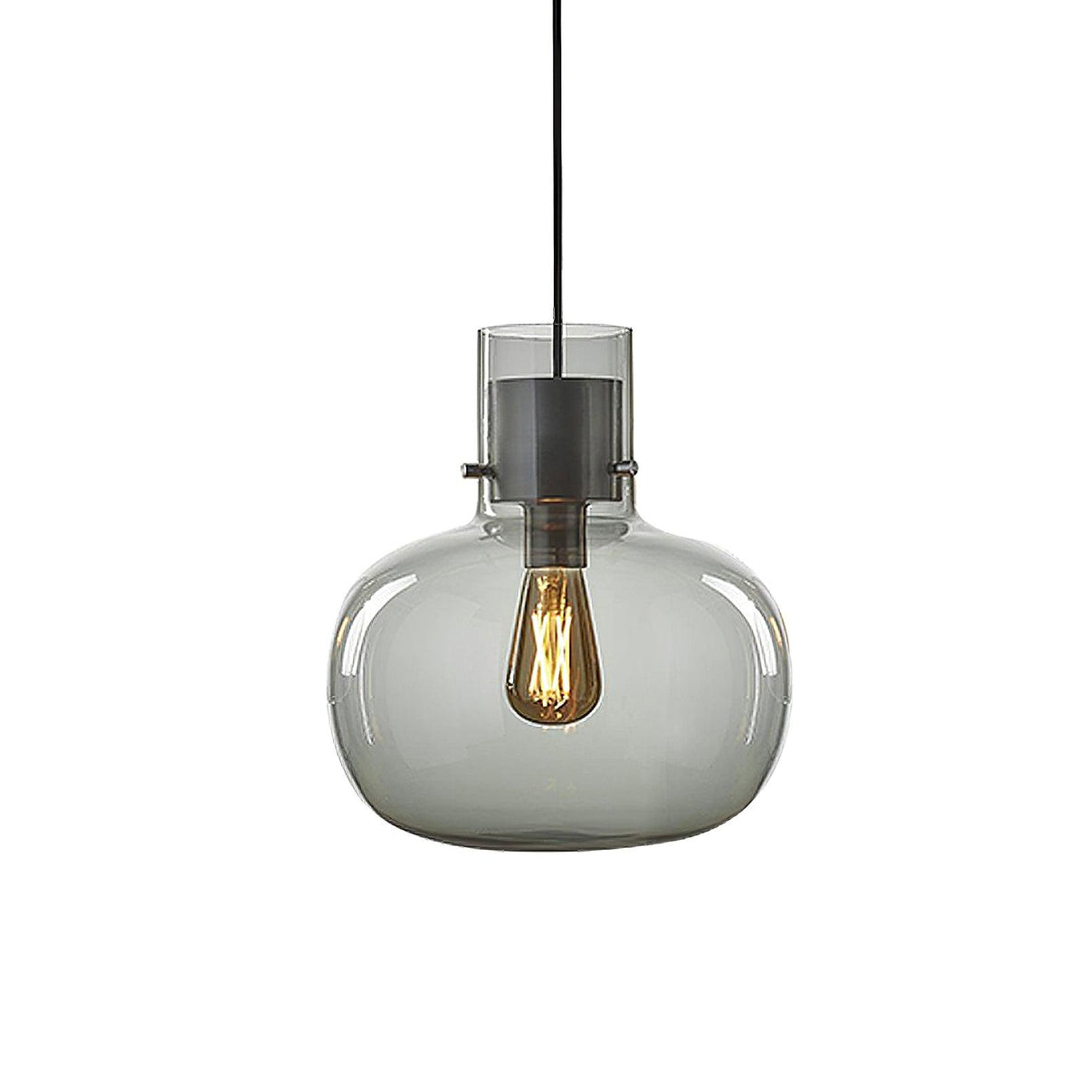 Cambre Glass Pendant Light – Modern Designer Hanging Lamp for Kitchen Island
