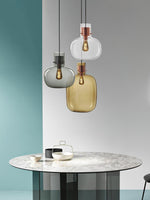 Cambre Glass Pendant Light – Modern Designer Hanging Lamp for Kitchen Island
