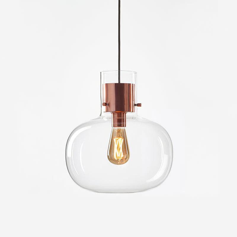 Cambre Glass Pendant Light – Modern Designer Hanging Lamp for Kitchen Island