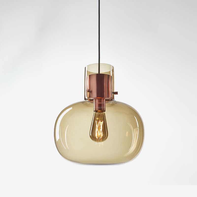 Cambre Glass Pendant Light – Modern Designer Hanging Lamp for Kitchen Island