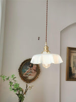 French Flower Pendant Swag Light