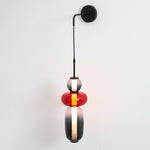 Candied Glass Wall Sconce – Hand-Blown Art Glass LED Wall Light