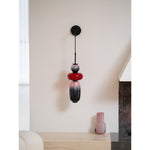 Candied Glass Wall Sconce – Hand-Blown Art Glass LED Wall Light