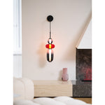 Candied Glass Wall Sconce – Hand-Blown Art Glass LED Wall Light
