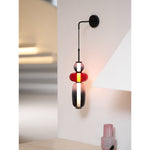 Candied Glass Wall Sconce – Hand-Blown Art Glass LED Wall Light