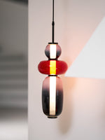 Candied Glass Wall Sconce – Hand-Blown Art Glass LED Wall Light