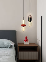 Candied Glass Combo Pendant Light – Artisan LED Multi-Shade Chandelier
