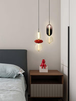 Candied Glass Combo Pendant Light – Artisan LED Multi-Shade Chandelier